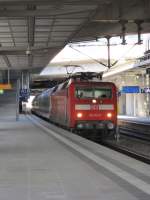 Baureihe 120 mit IC von/nach Kln am 23.03.