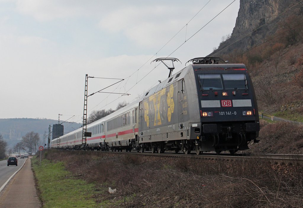 101 141-0 bei Erpel am 22.03.2013