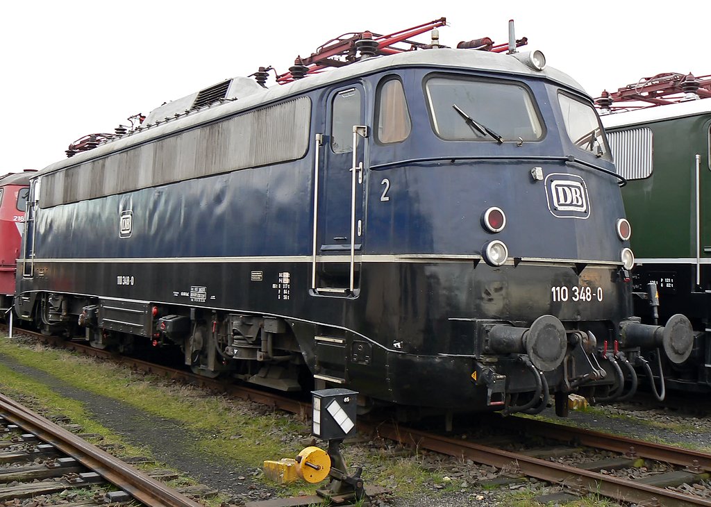 110 348-0, ausgestellt im DB Museum Koblenz (Nov.09)