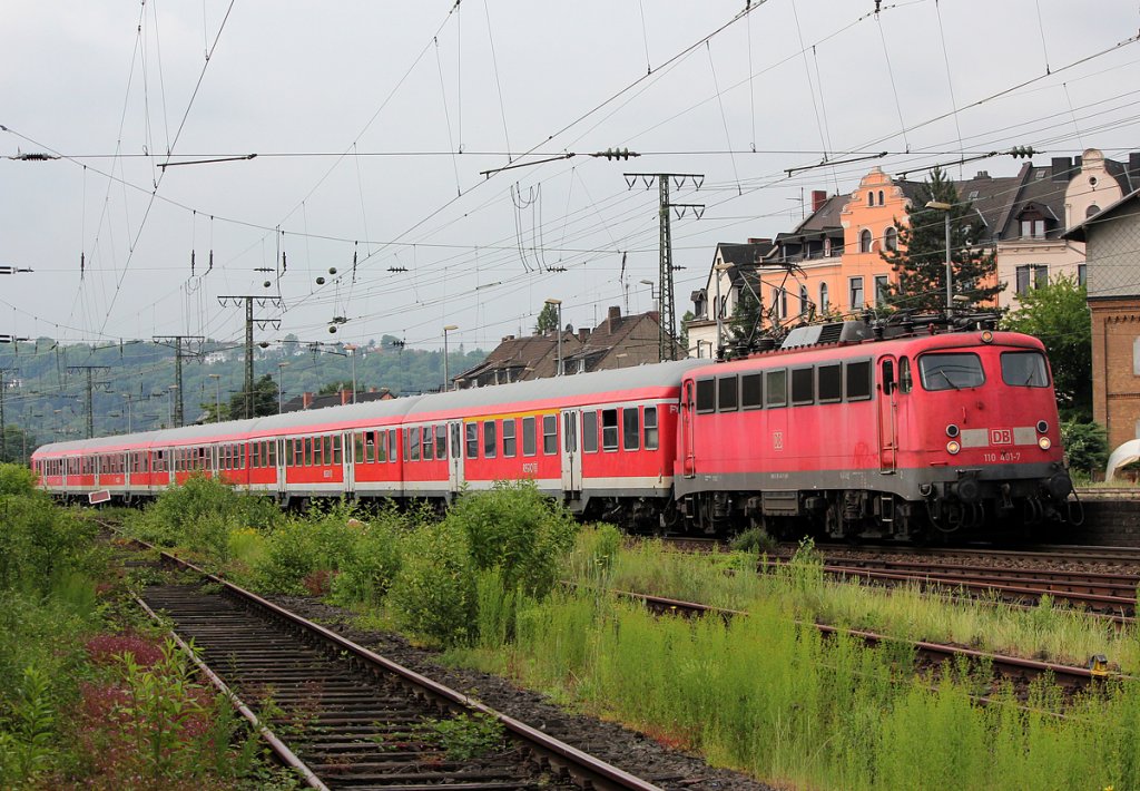110 401-7 in Koblenz L�tzel am 02.06.2012
