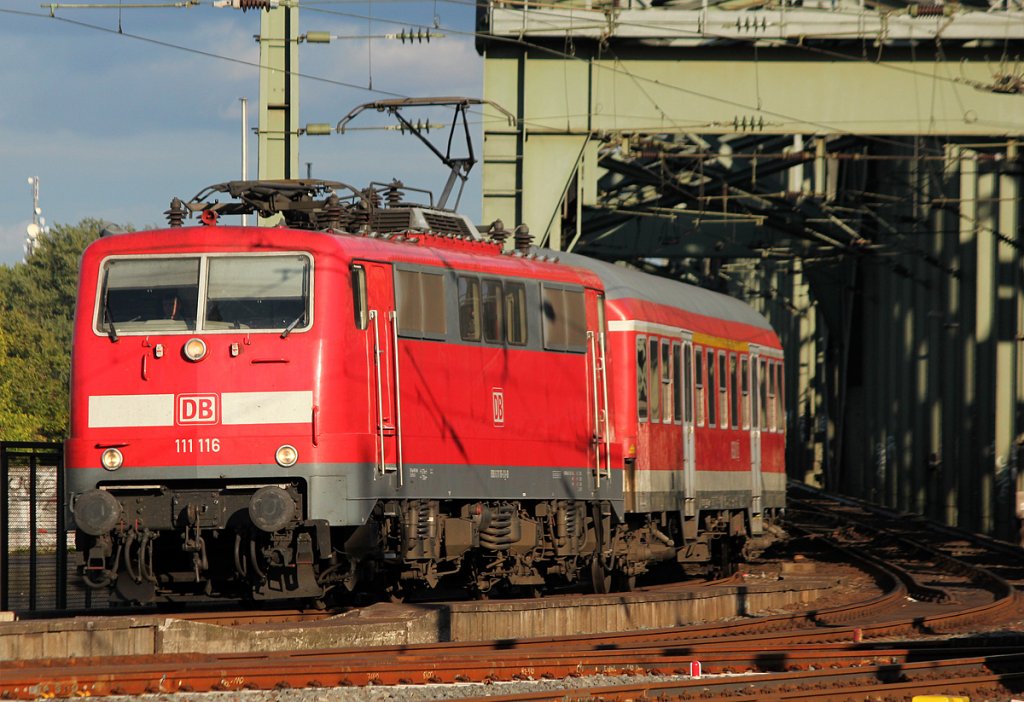 111 116 in K�ln Hbf am 18.09.2011