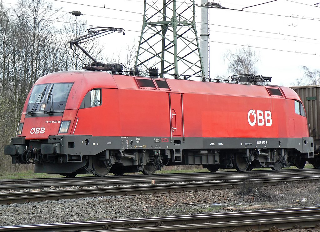 1116 072-8 der �BB in Gremberg am 30.03.2010
