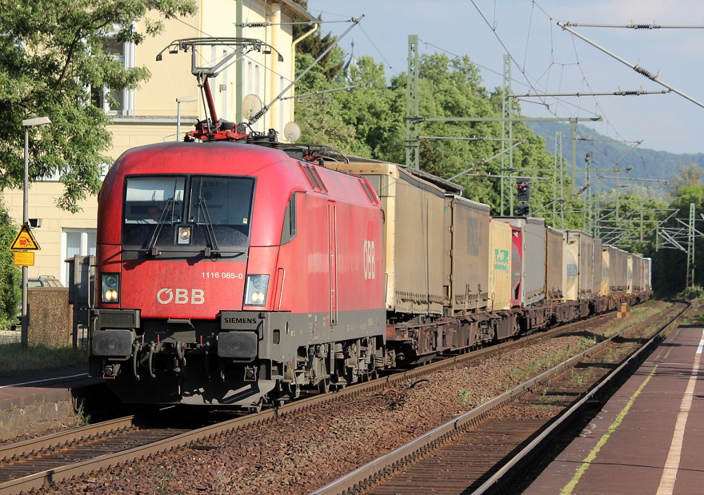 1116 085-0 der �BB am Wenzel in Bonn Oberkassel am 14.05.2011