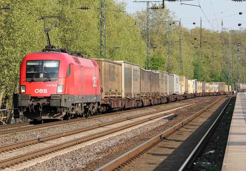 1116 132-0 der �BB am Wenzel in K�ln S�d am 21.04.2011