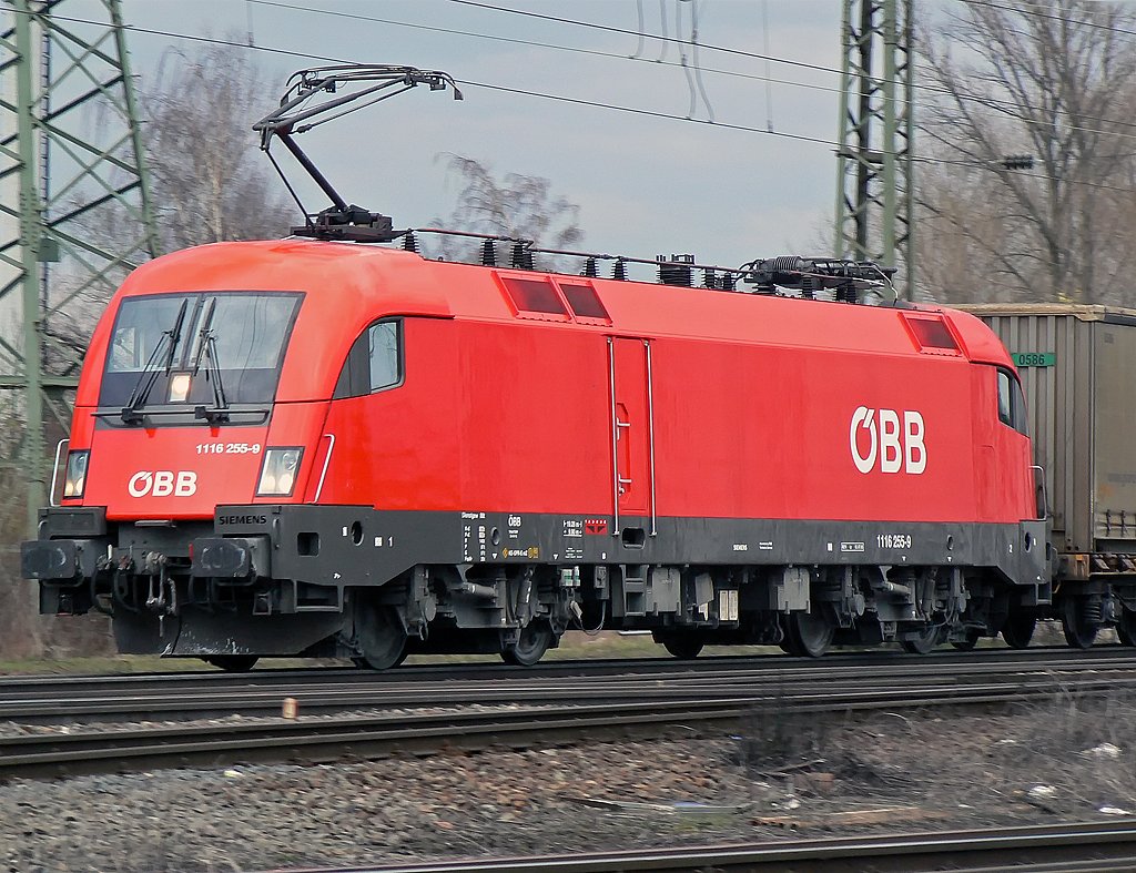 1116 255-9 der �BB in Gremberg am 25.03.2010.