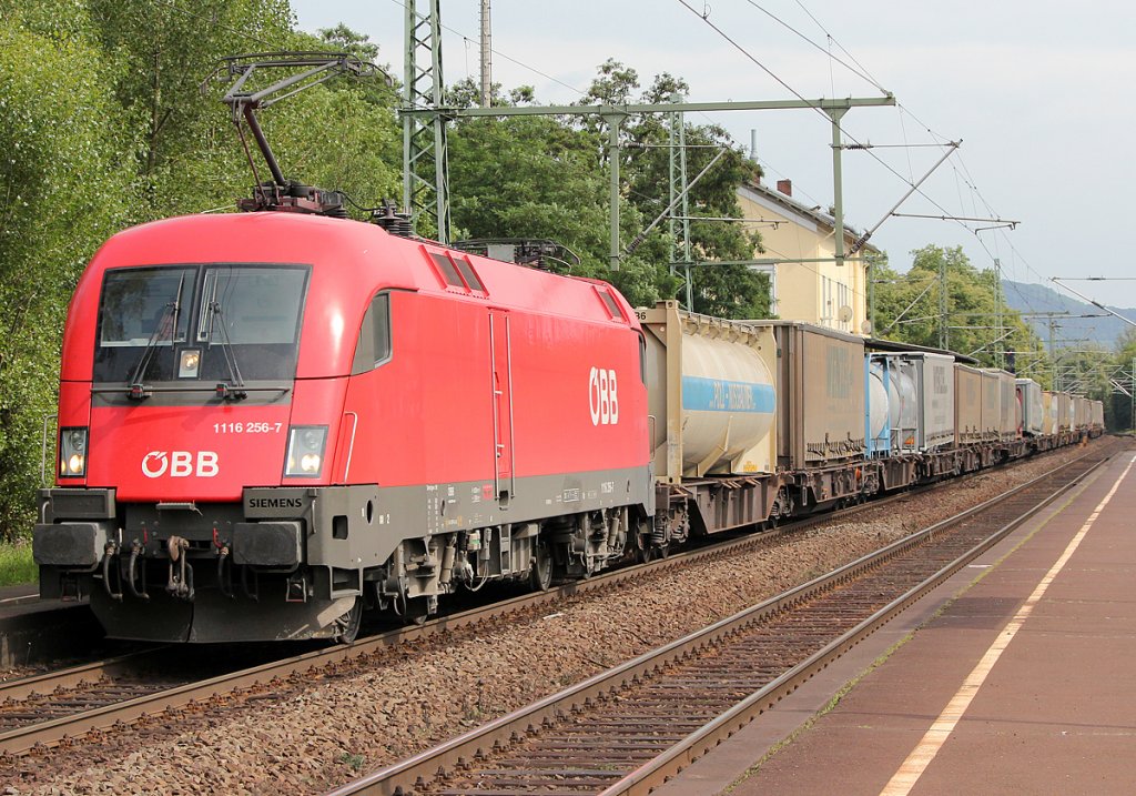 1116 256-7 der �BB in Bonn Oberkassel am 02.07.2011