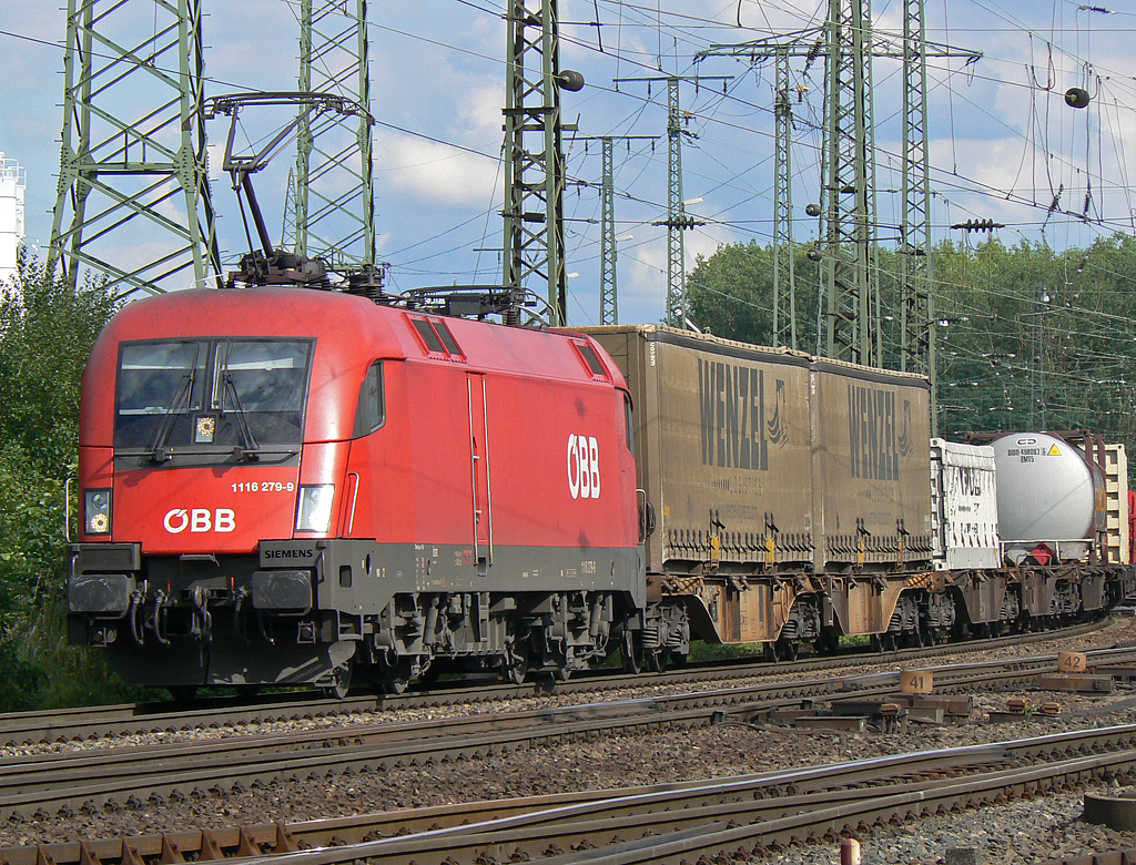 1116 279-9 der �BB am  Wenzel  in Gremberg am 19.08.2010