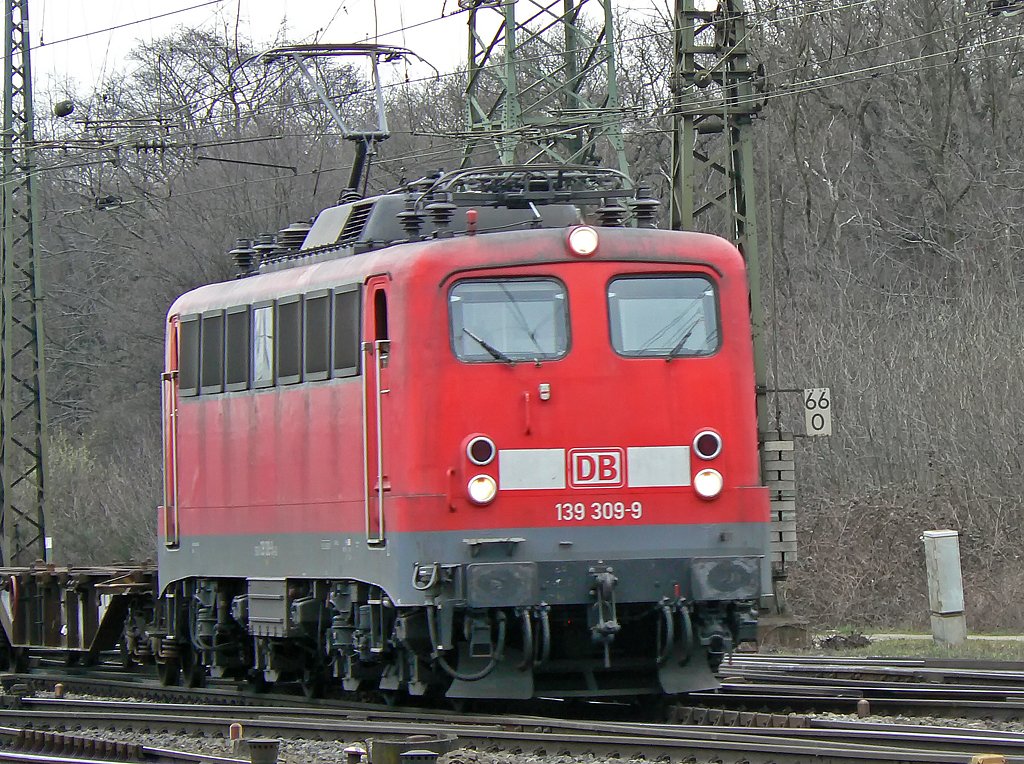 139 309-9 in Gremberg am 25.03.2010.
