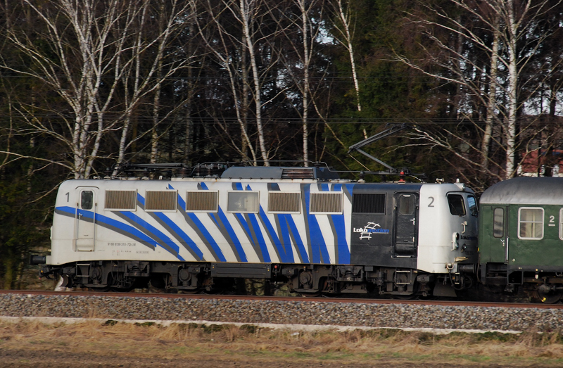 139 310-7, aufgenommen am 11.03.11, kurz vor Mindelaltheim.