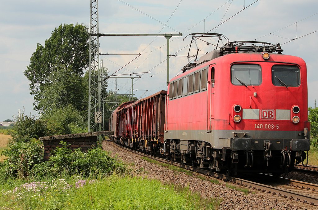 140 003-7 in Porz Wahn am 01.07.2011