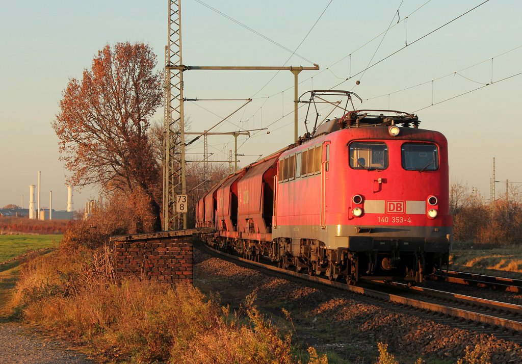 140 353-4 in Porz Wahn am 28.11.2011
