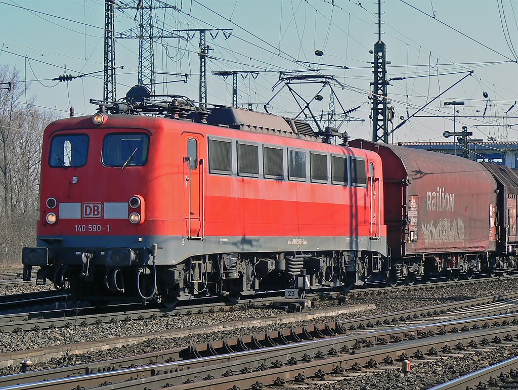 140 590-1 verl�sst Gremberg am 9.3.2010