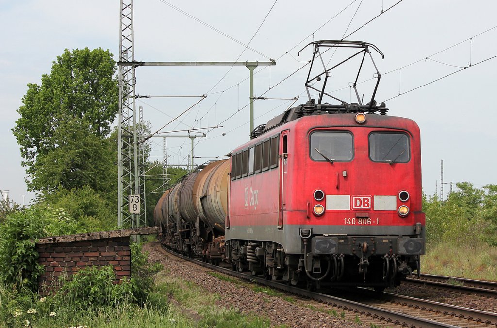 140 806-1 in Porz Wahn am 09.05.2011