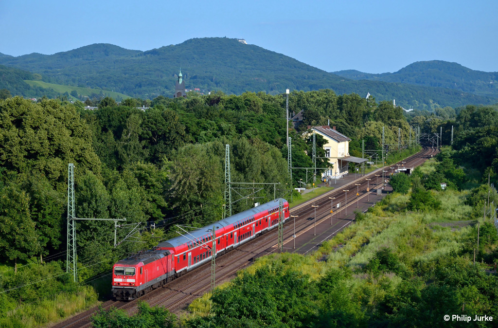 143 090-9 mit der RB 12578 von Koblenz nach K�ln am 07.07.2013 in Bonn-Oberkassel.
