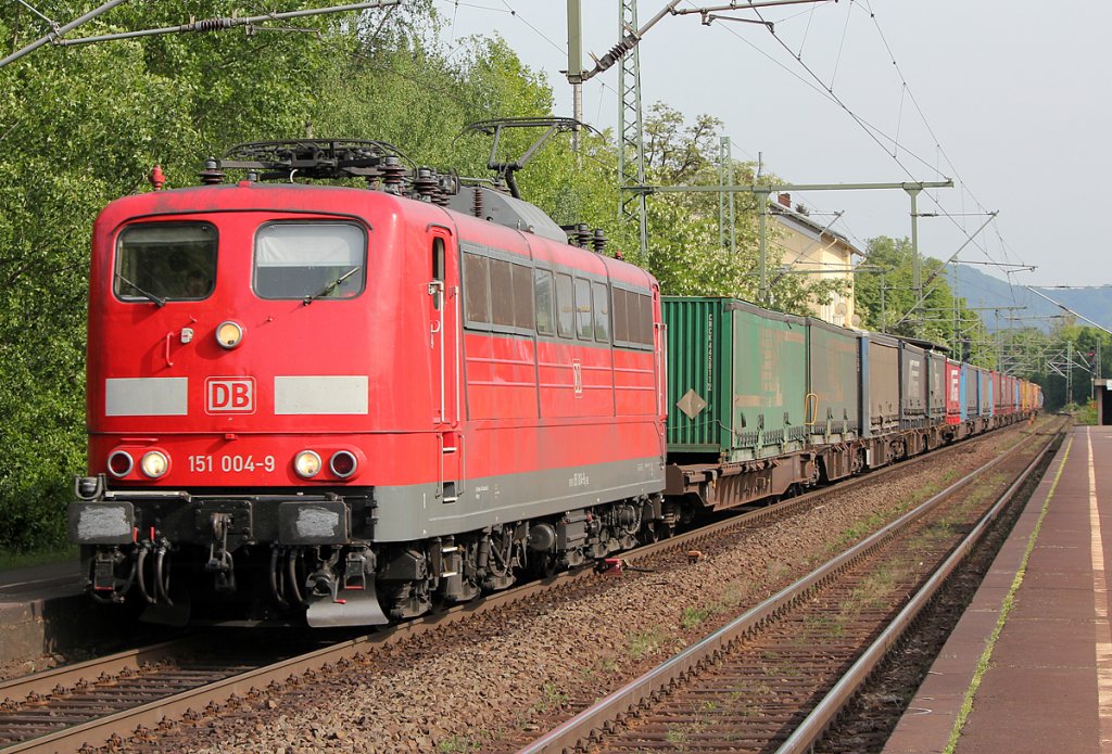 151 004-9 in Bonn Oberkassel am 06.05.2011