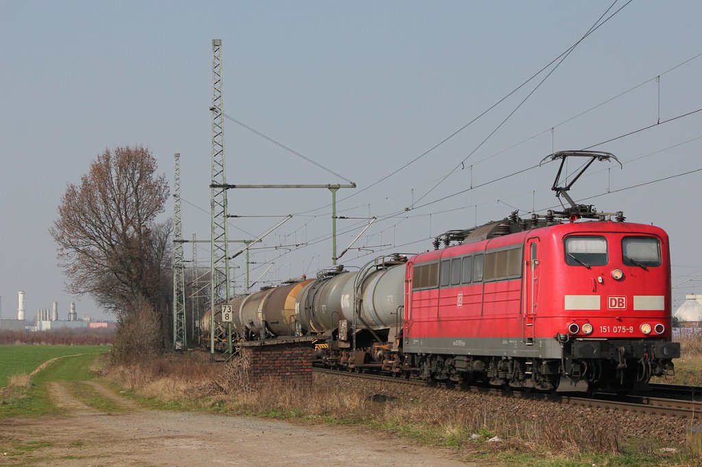 151 079-5 in Porz Wahn am 21.03.2012