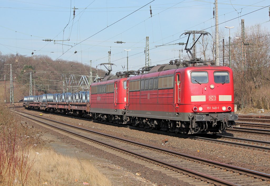 151 140-1 & 151 xxx-x in K�ln West am 26.03.2013