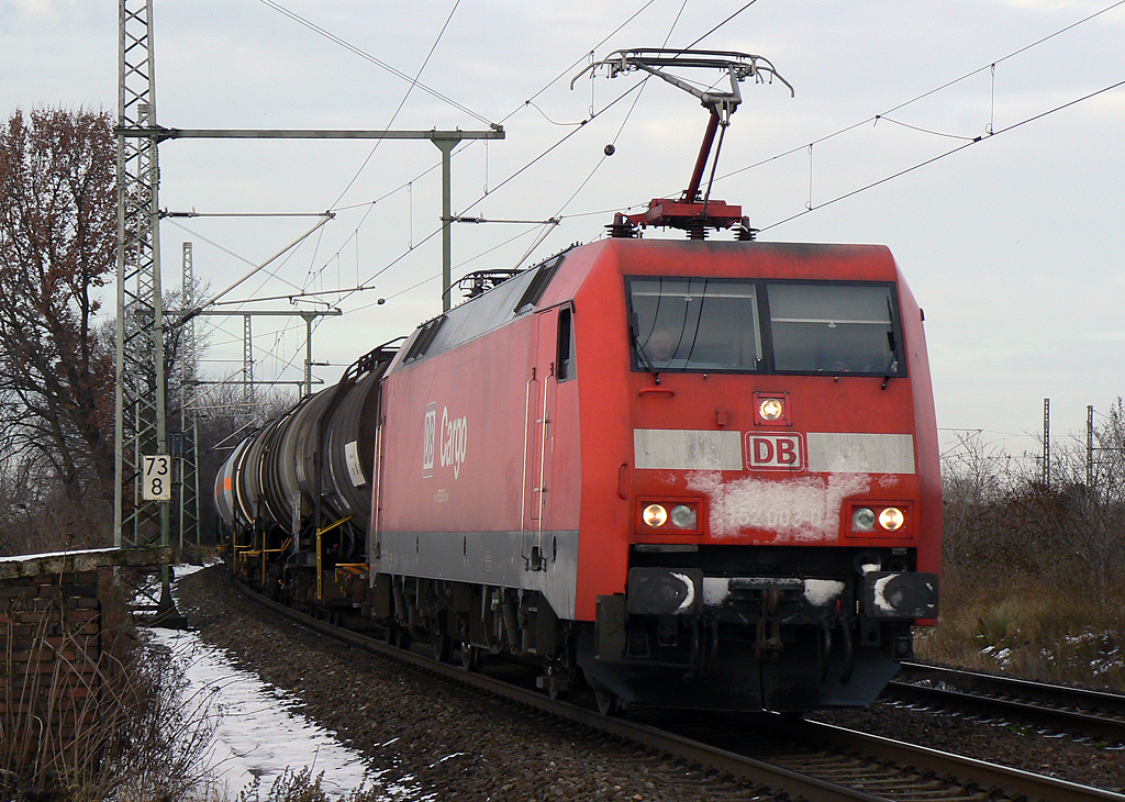 152 003-0 in Porz-Wahn am 09.12.2010