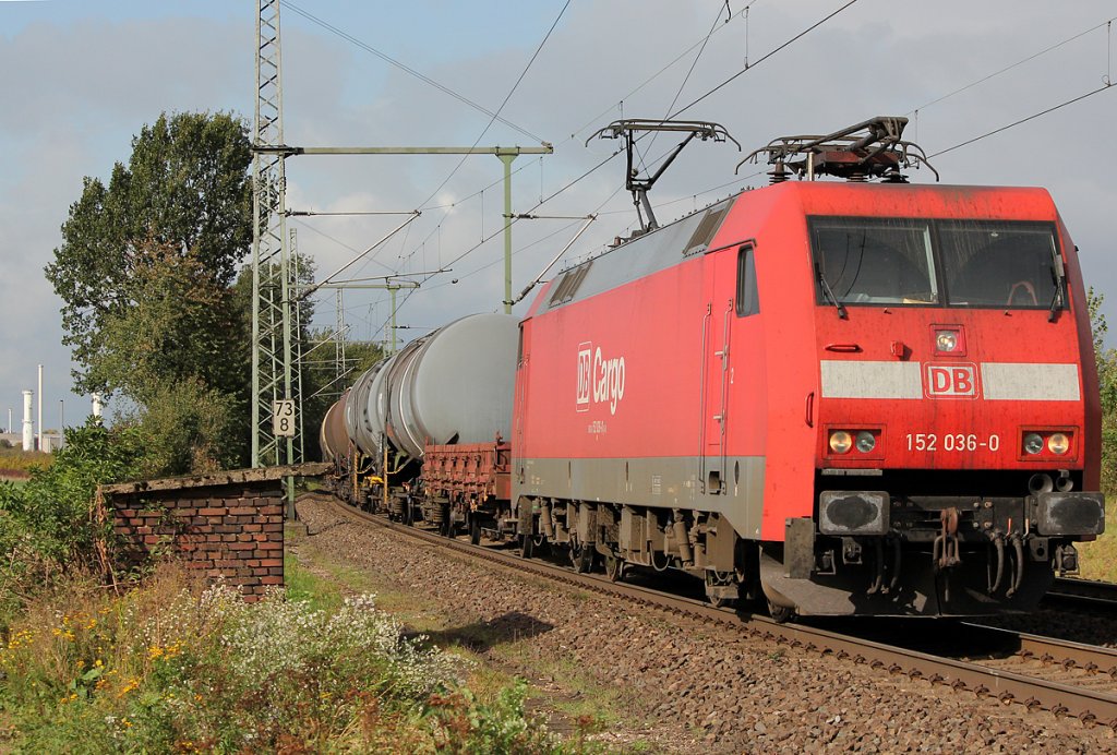 152 036-0 in Porz Wahn am 07.10.2011