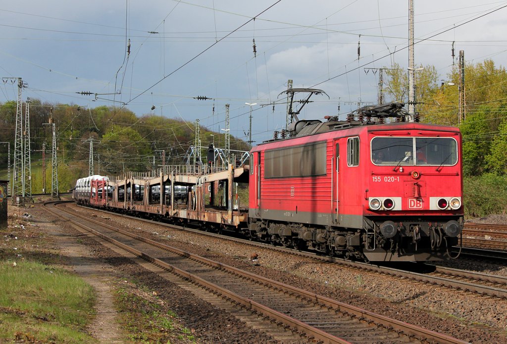 155 020-1 in K�ln West am 18.04.2012