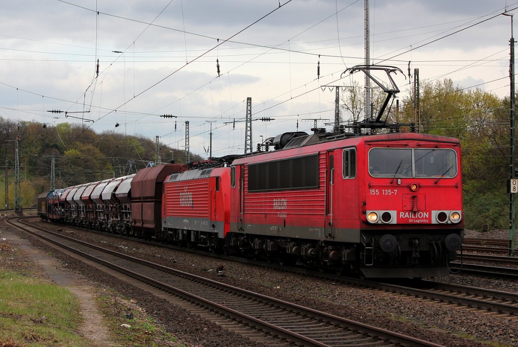 155 135-7 in K�ln West am 07.04.2012