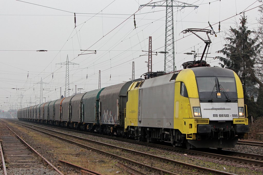 182 595 / ES 64 U2-095 in Ratingen-Lintorf am 14.03.2012