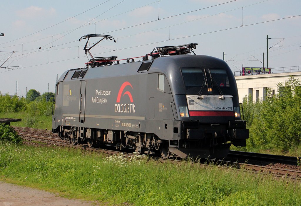 182 599 / ES 64 U2-099 Lz in Porz Wahn am 27.05.2013