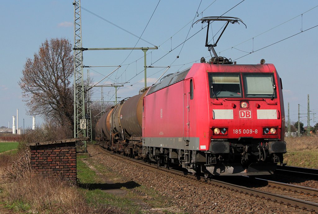 185 009-8 in Porz Wahn am 22.03.2012