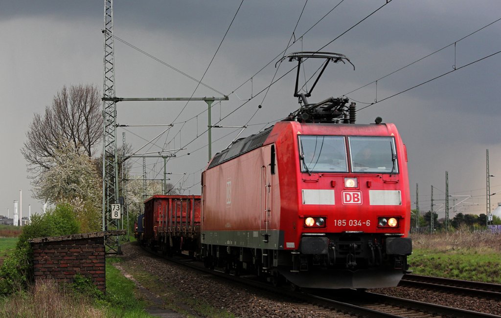 185 034-6 in Porz Wahn am 12.04.2012