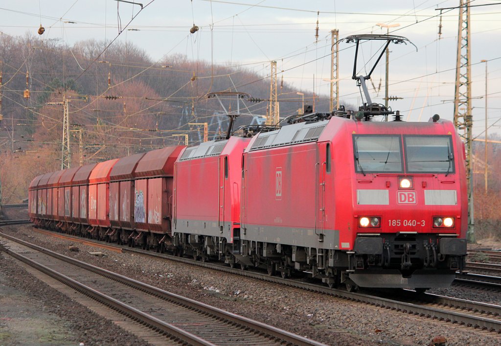 185 040-3 in K�ln West am 16.02.2011