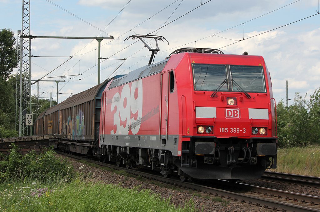 185 399-3 in Porz Wahn am 06.07.2011