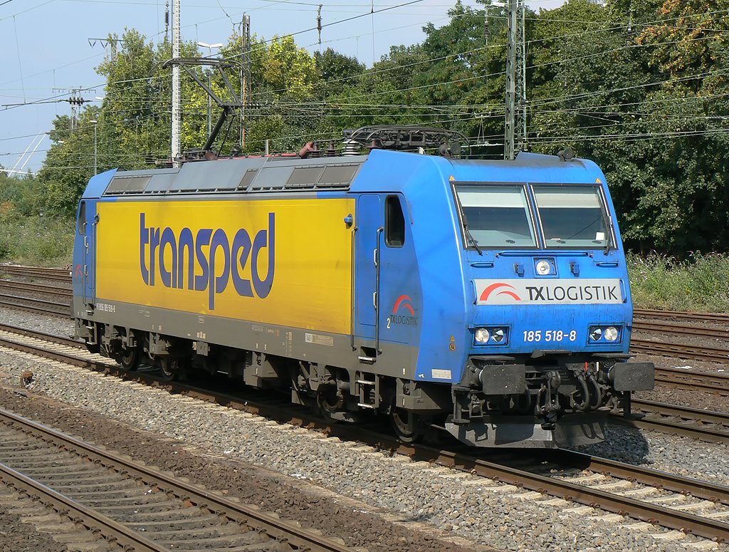 185 518-8 in K�ln West, Sommer 2009