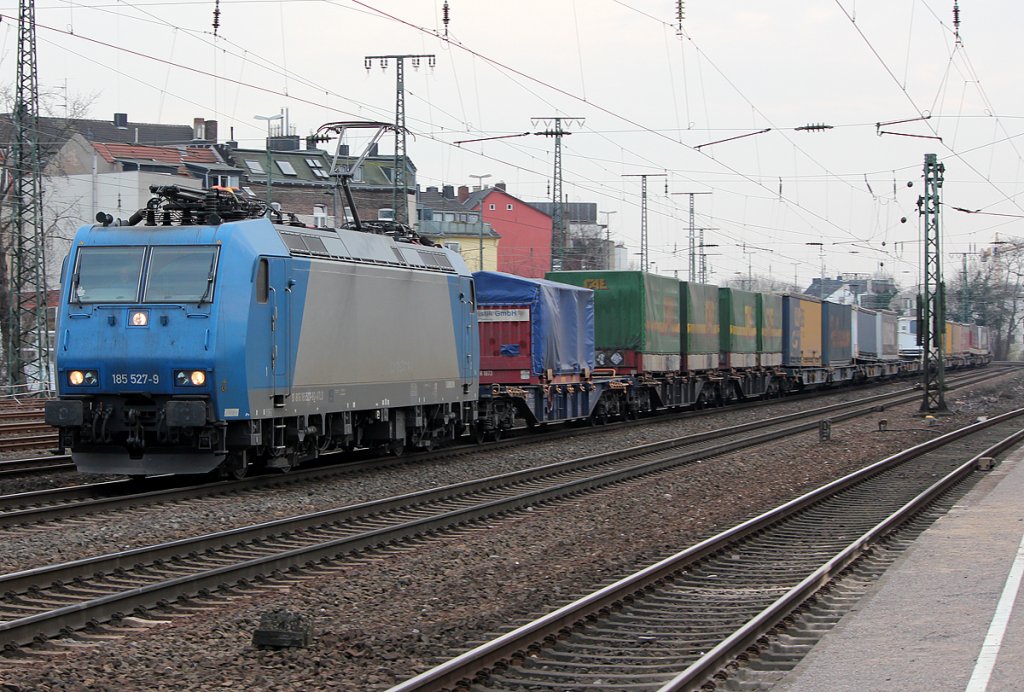 185 527-9 mit gem Gz. in K�ln West am 12.03.2011