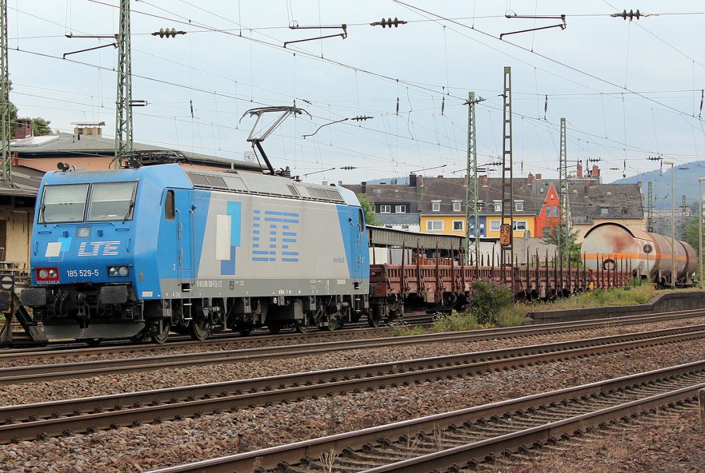 185 529-5 der LTE in Koblenz L�tzel am 22.07.2011