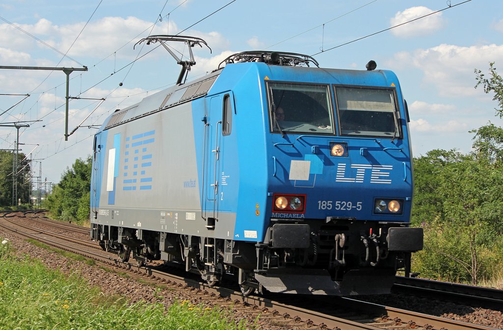 185 529-5 der LTE Lz in Porz Wahn am 15.07.2011