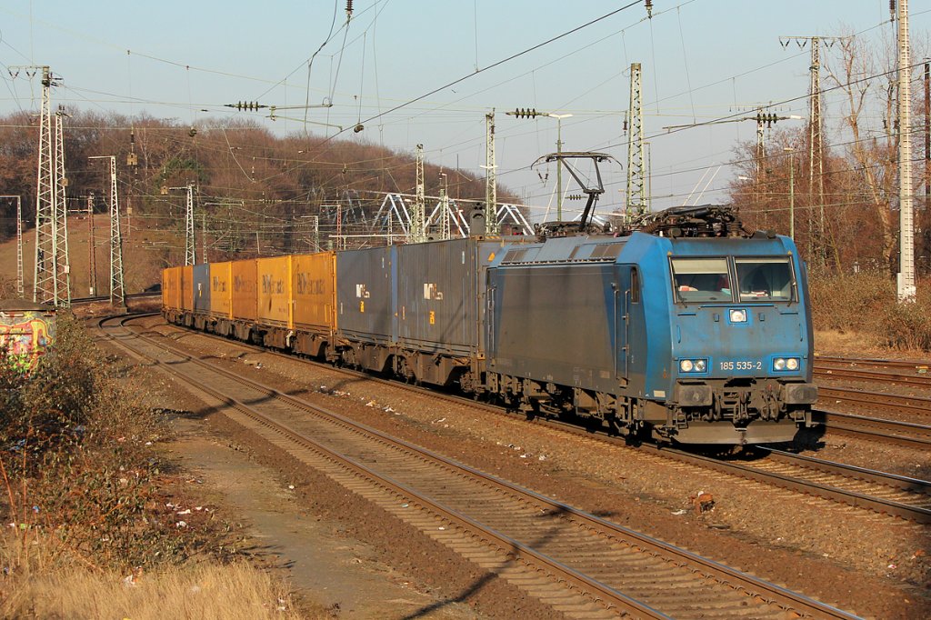 185 535-2 in K�ln West am 06.02.2012