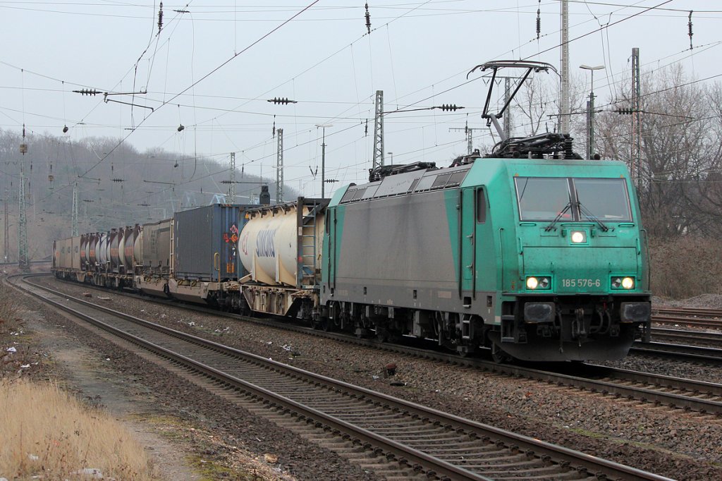 185 576-6 in K�ln West am 29.02.2012