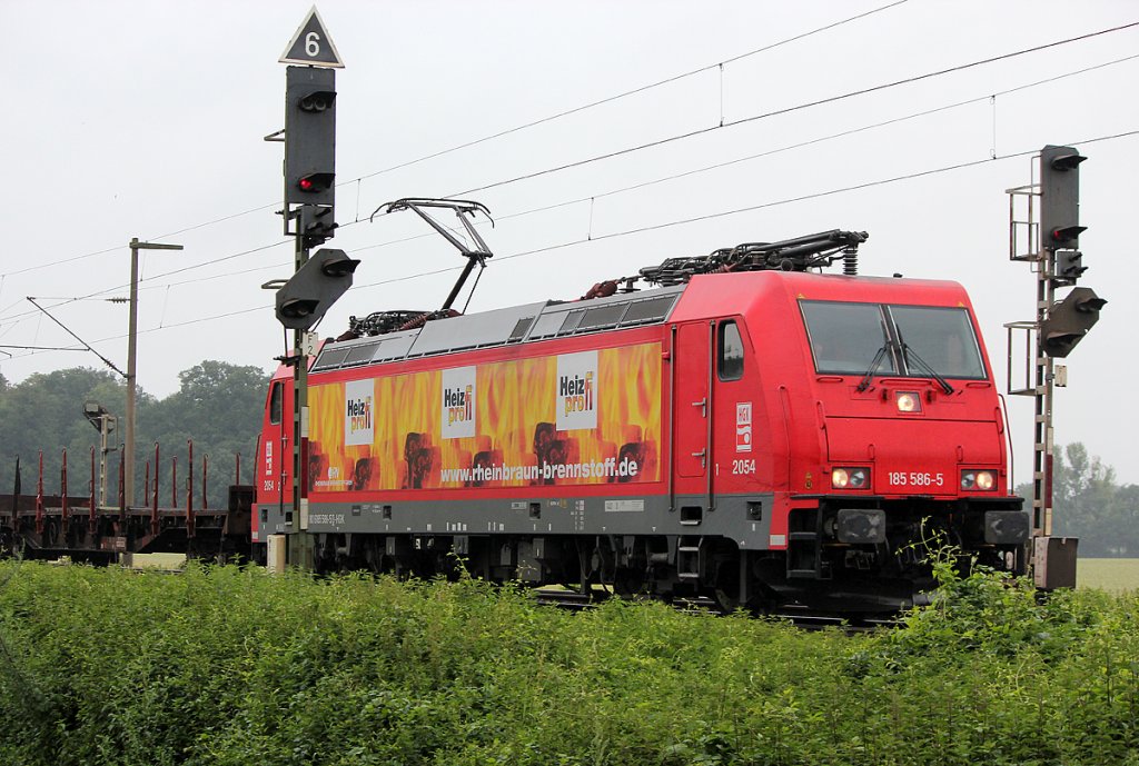 185 586-5  Heizprofi  der HGK bei Br�hl am 25.06.2011