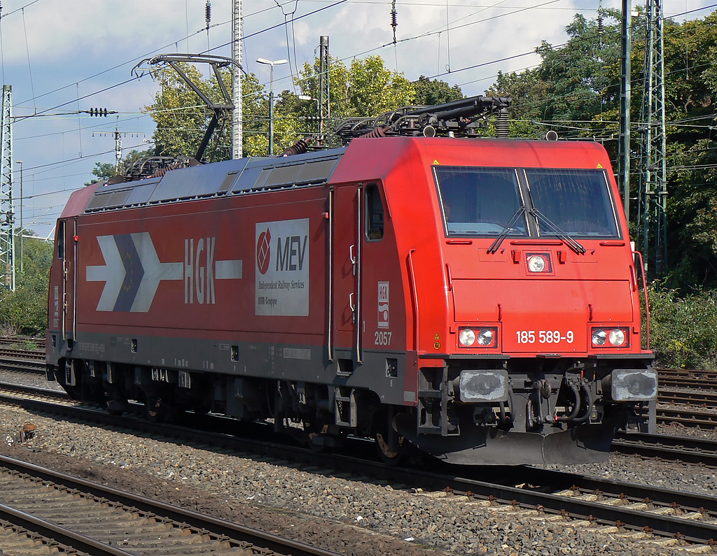 185 589-9 der HGK Lz in K�ln West 01.10.2010