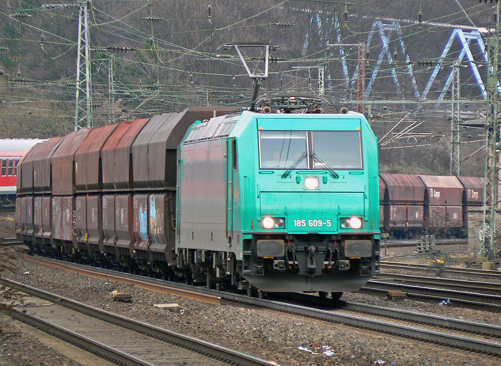 185 609-5 in K�ln West am 17.01.2011