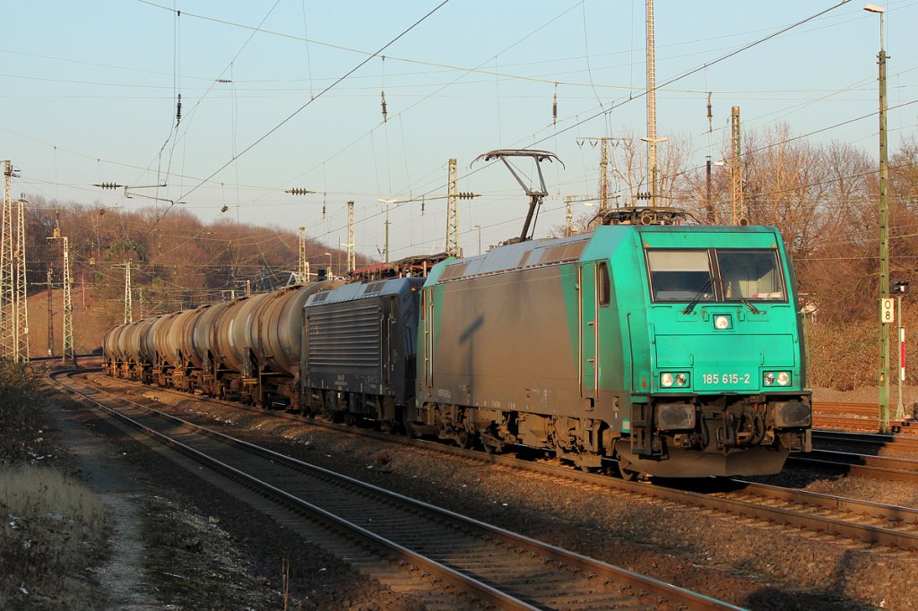 185 615-2 in K�ln West am 06.02.2012