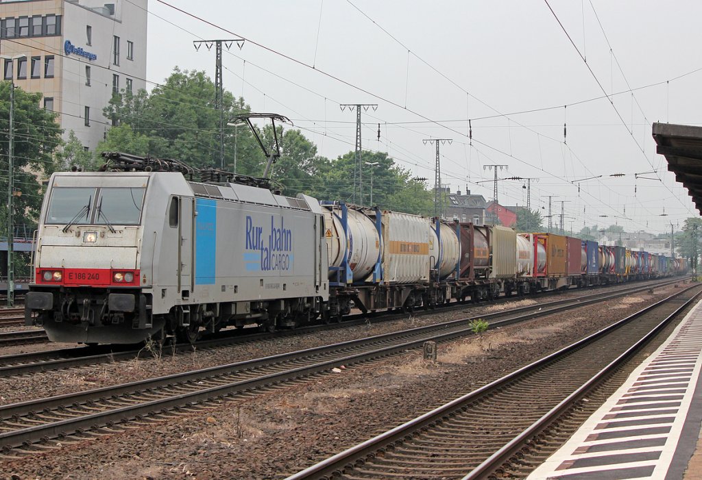 186 240 der RTB in K�ln West am 31.05.2012