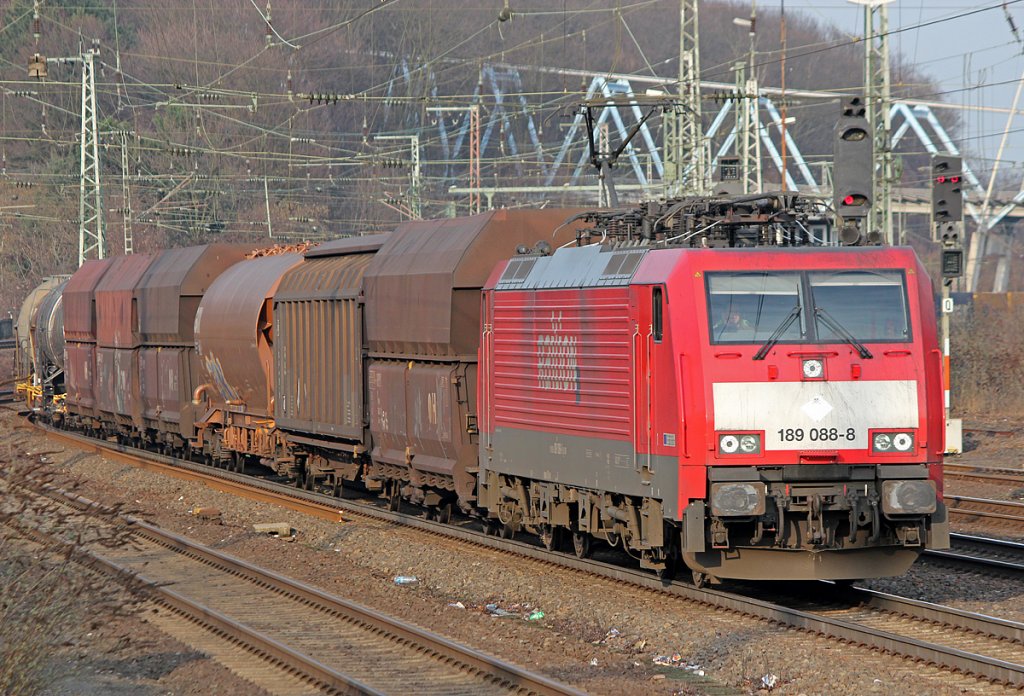 189 088-8 mit gem. Gz. in K�ln West am 12.02.2011
