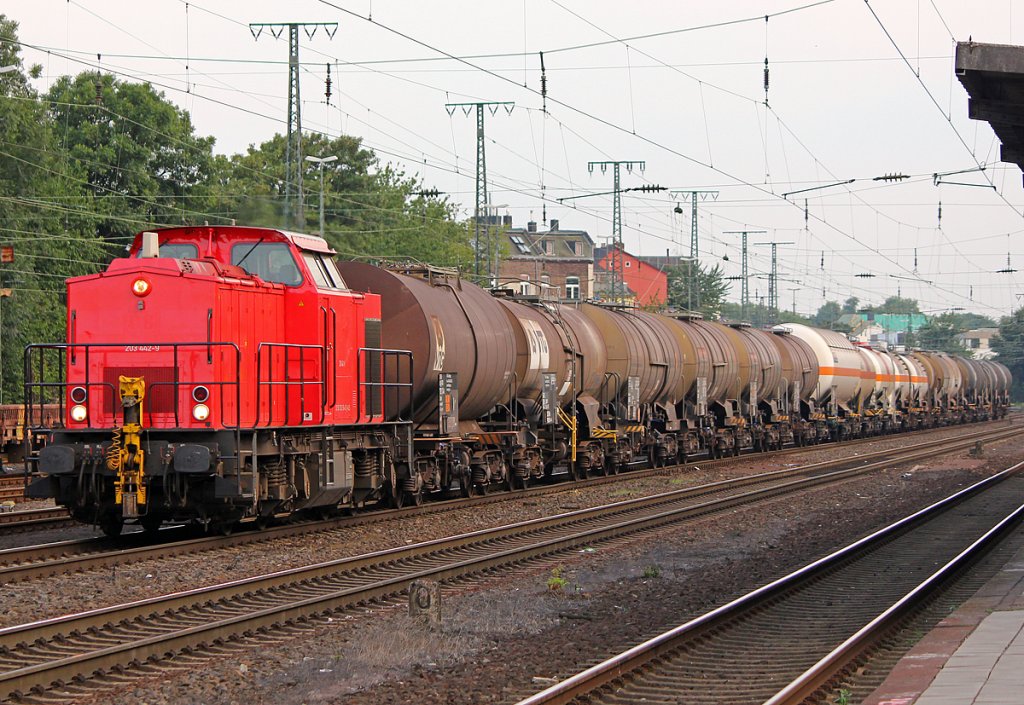 203 442-9 mit Kesselzug gen Norden in K�ln West am 21.07.2011