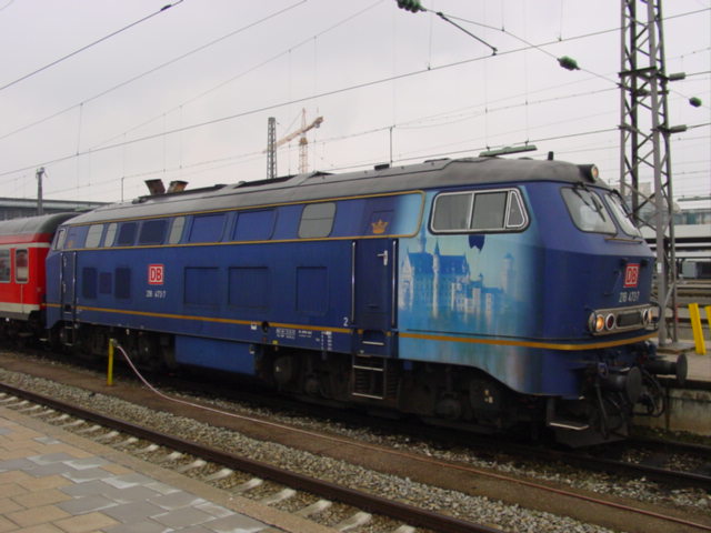 218 473 mit RE ins Allg�u in M�nchen HBF(18.02.2004)