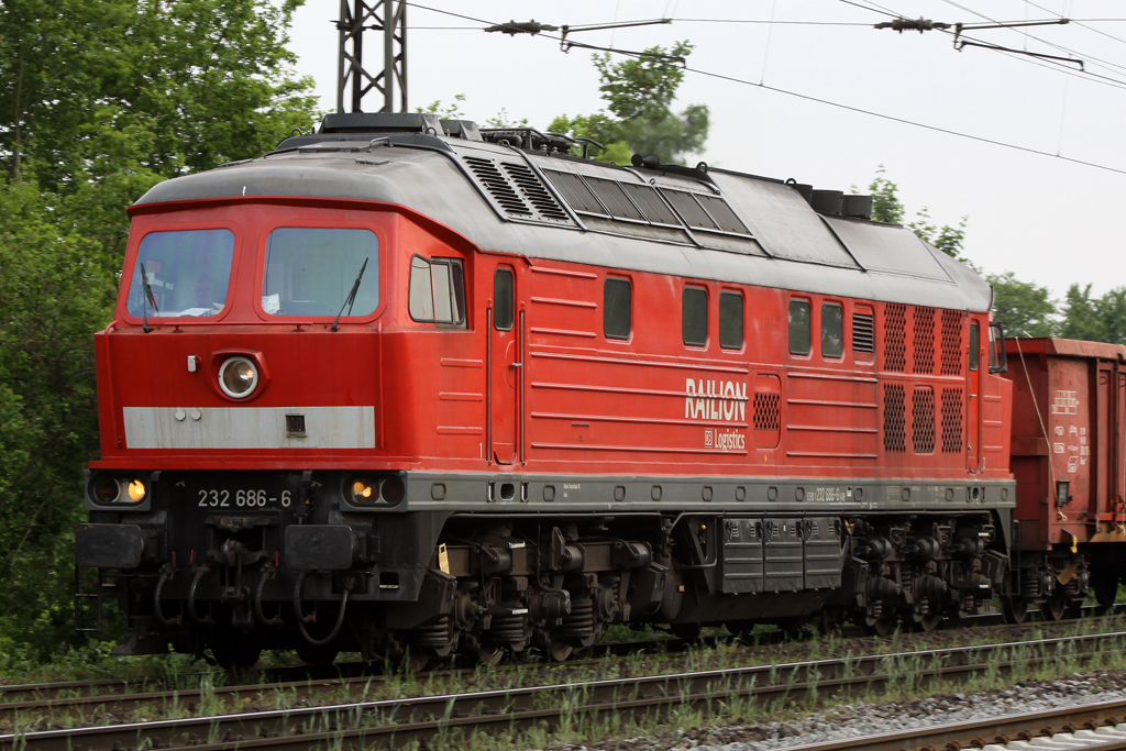 232 686-6 in Duisburg-Neudorf am 25.05.10