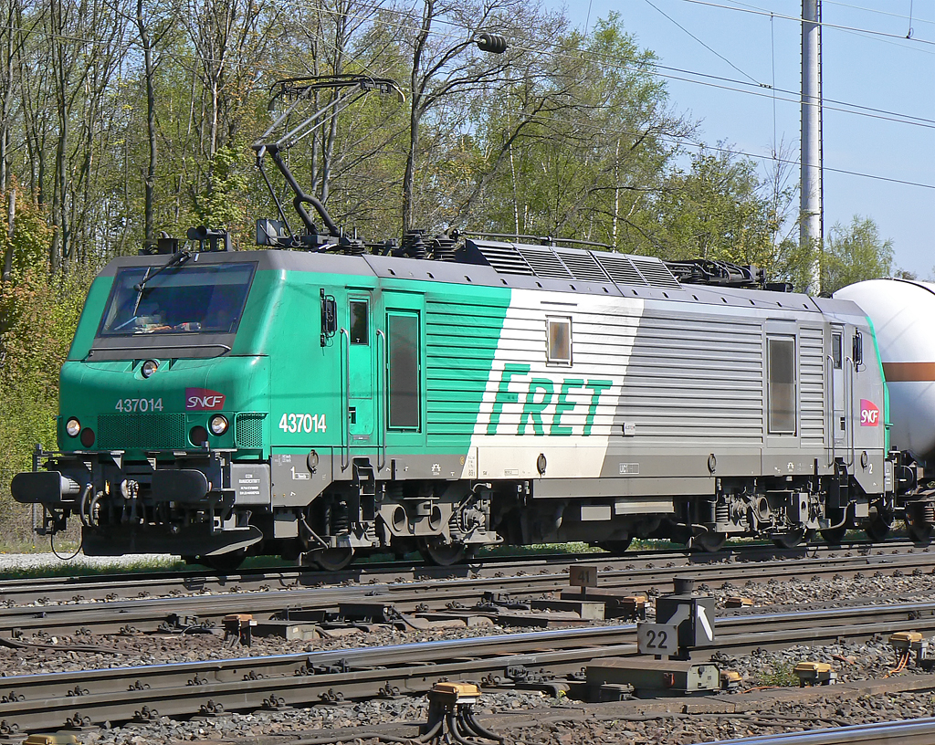 437014 der SNCF/FRET in Gremberg am 22.04.2010