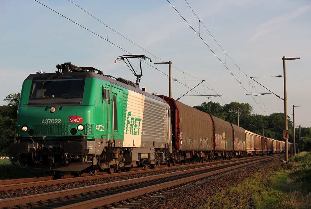 437022 der SNCF/FRET in Br�hl am 27.05.2012