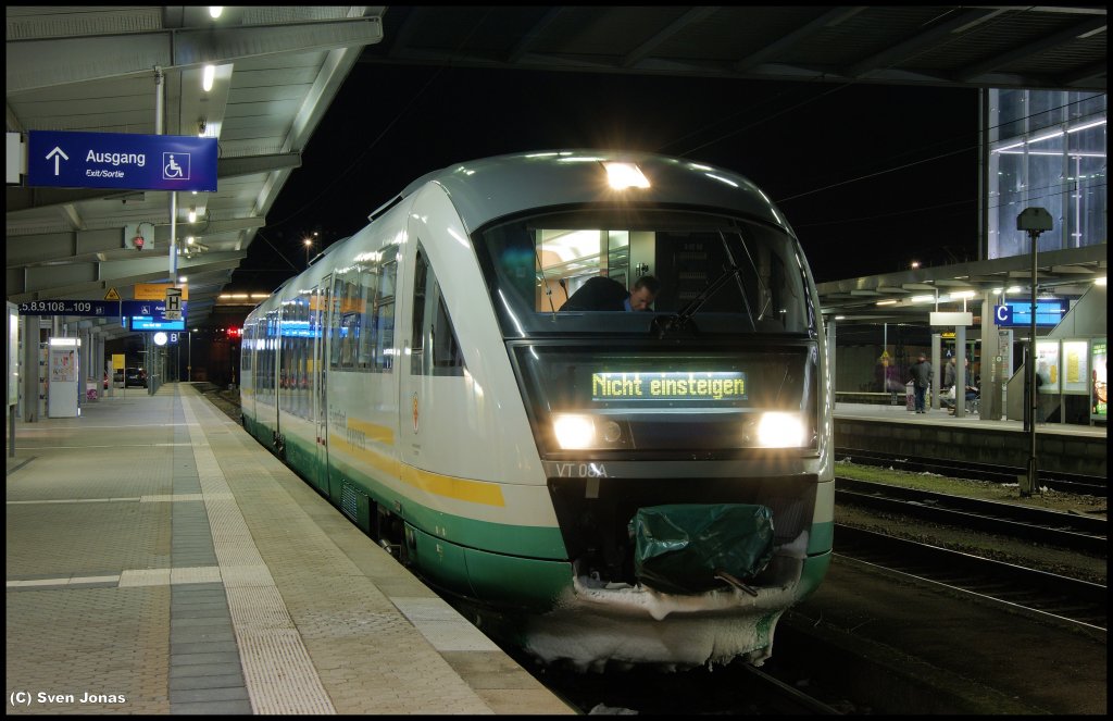 642 308-0 (VBG) in Regensburg-Hbf am 3.12.2012.  