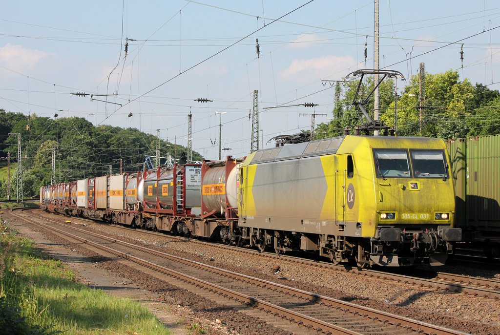 Alpha Trains 145-CL-031 in K�ln West am 26.06.2012